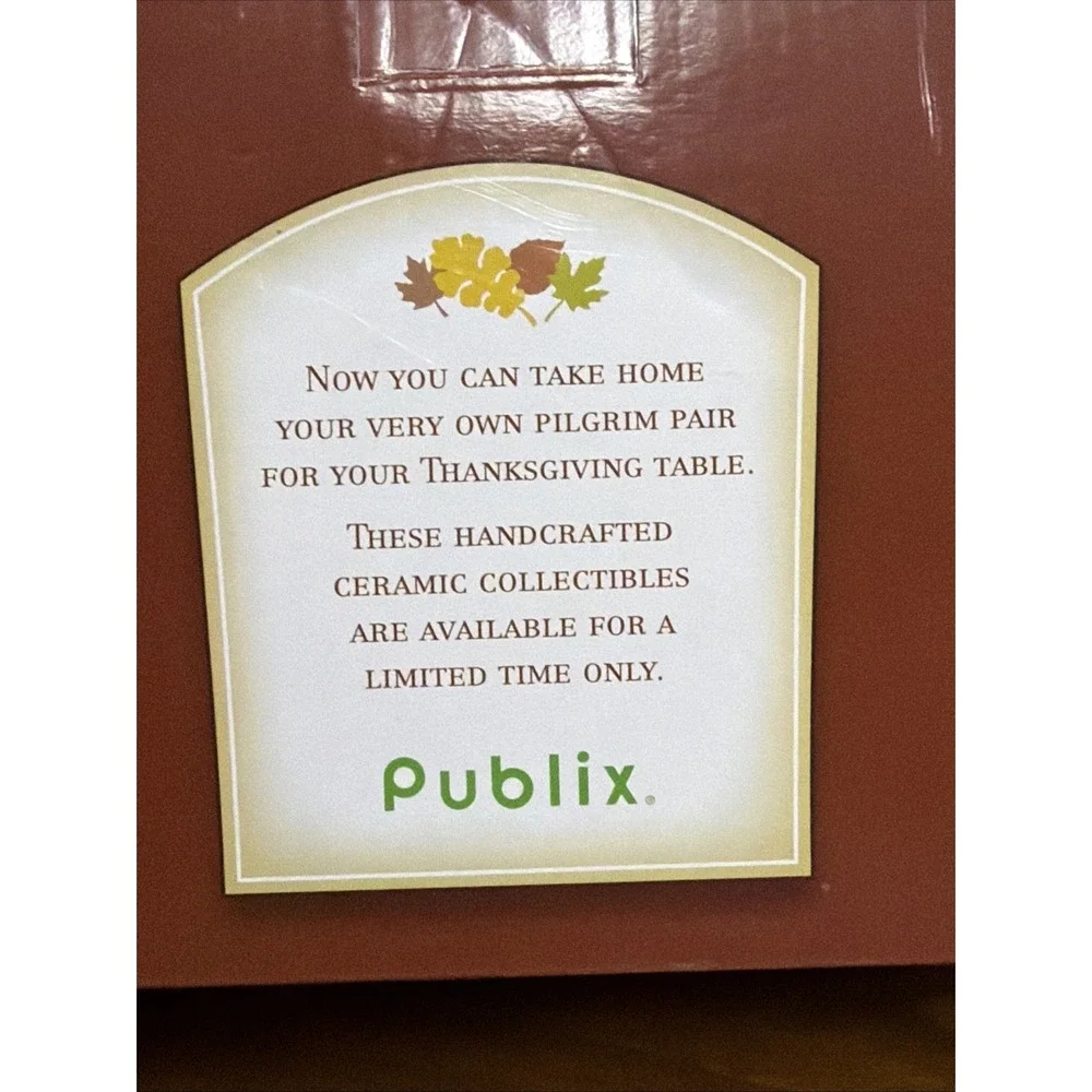 The‎ Pilgrim Pair Salt and Pepper Shakers Set Publix New